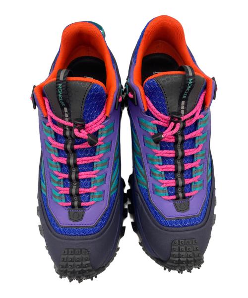 MONCLER（モンクレール）MONCLER (モンクレール) スニーカー ブラック×パープル サイズ:26.5cmの古着・服飾アイテム