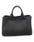 PRADA (プラダ) ハンドバッグ ブラック：40000円