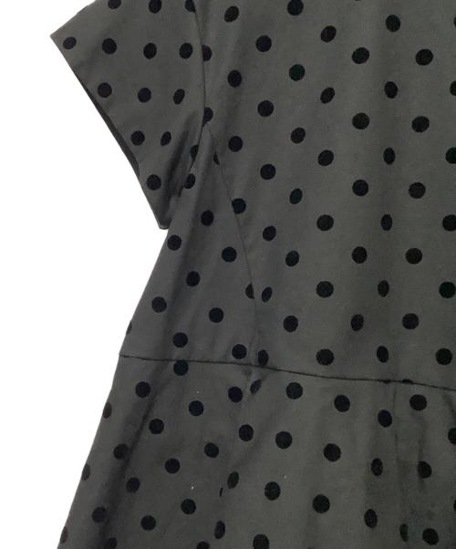 YORI（ヨリ）yori (ヨリ) 半袖ブラウス ブラック サイズ:36の古着・服飾アイテム