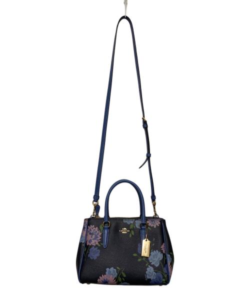 COACH（コーチ）COACH (コーチ) 2WAYバッグ ネイビーの古着・服飾アイテム