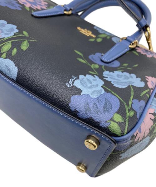 COACH（コーチ）COACH (コーチ) 2WAYバッグ ネイビーの古着・服飾アイテム