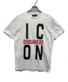 DSQUARED2（ディースクエアード）の古着「半袖カットソー」｜ホワイト