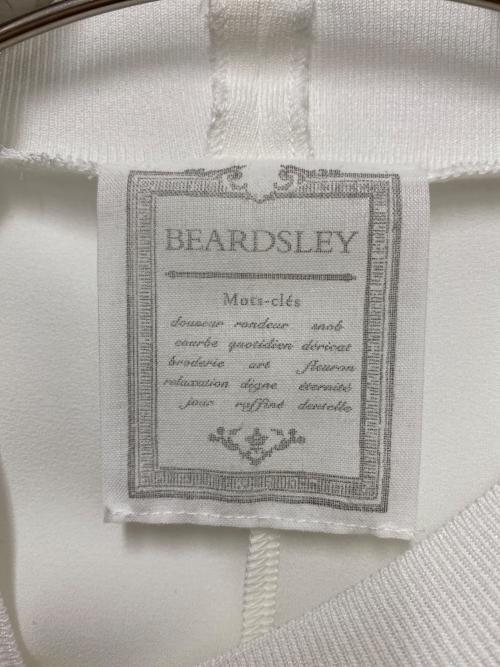 BEARDSLEY（ビアズリー）BEARDSLEY (ビアズリー) 半袖カットソー ホワイト サイズ:Freeの古着・服飾アイテム