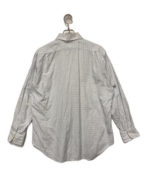 POLO RALPH LAUREN（ポロ・ラルフローレン）POLO RALPH LAUREN (ポロ・ラルフローレン) 長袖シャツ ホワイト×ブルー サイズ:16の古着・服飾アイテム