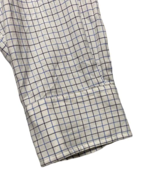 POLO RALPH LAUREN（ポロ・ラルフローレン）POLO RALPH LAUREN (ポロ・ラルフローレン) 長袖シャツ ホワイト×ブルー サイズ:16の古着・服飾アイテム