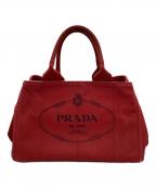 PRADAプラダ）の古着「ハンドバッグ」｜レッド