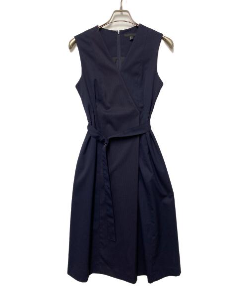 icB（アイシービー）icB (アイシービー) ノースリーブワンピース ネイビー サイズ:SIZE 36の古着・服飾アイテム