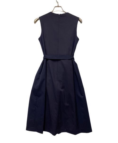 icB（アイシービー）icB (アイシービー) ノースリーブワンピース ネイビー サイズ:SIZE 36の古着・服飾アイテム