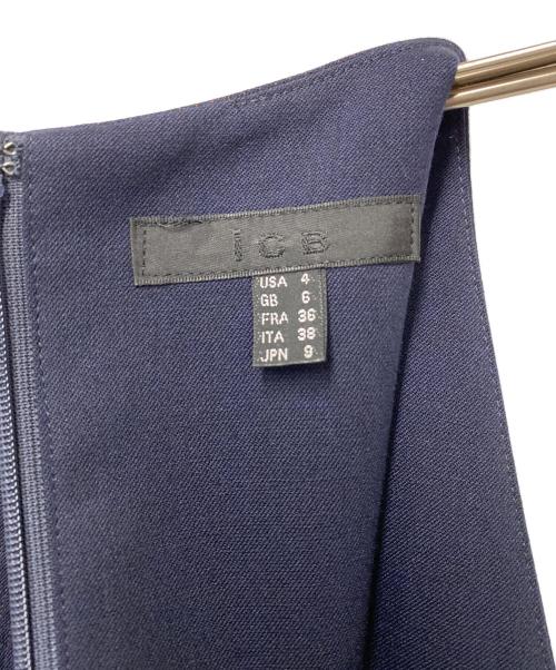 icB（アイシービー）icB (アイシービー) ノースリーブワンピース ネイビー サイズ:SIZE 36の古着・服飾アイテム