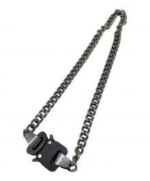 1017 ALYX 9SM（テンセブンティーン アリクス ナインエスエム）の古着「バックルネックレス」｜ブラック×シルバー