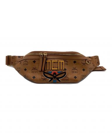 【極美品】MCM ブラウン ウエストポーチ 中古・古着通販】MCM (エムシーエム) ウエストポーチ ブラウン