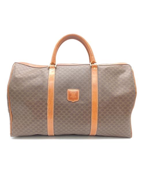 CELINE（セリーヌ）CELINE (セリーヌ) マカダム ボストンバッグ ブラウンの古着・服飾アイテム