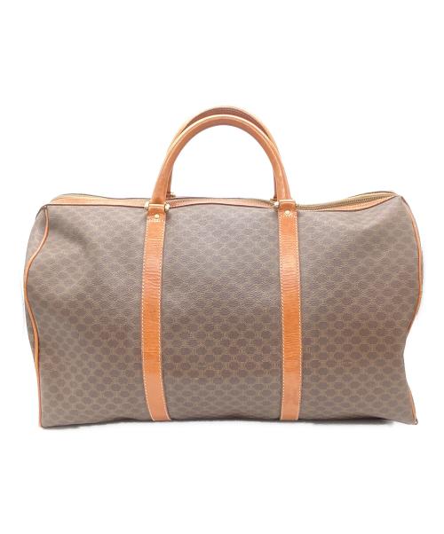 CELINE（セリーヌ）CELINE (セリーヌ) マカダム ボストンバッグ ブラウンの古着・服飾アイテム