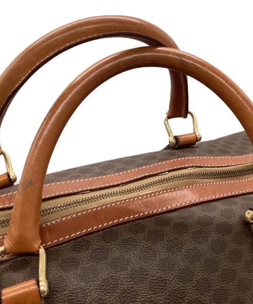 CELINE（セリーヌ）CELINE (セリーヌ) マカダム ボストンバッグ ブラウンの古着・服飾アイテム