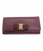 Salvatore Ferragamoサルヴァトーレ フェラガモ）の古着「長財布」｜バイオレット