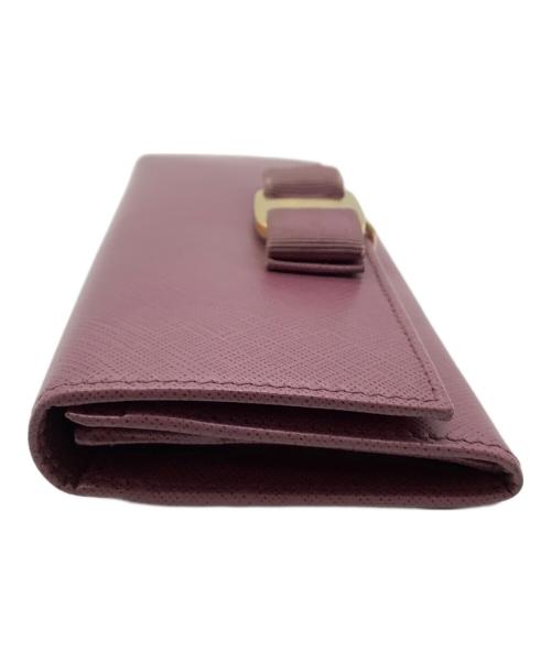 Salvatore Ferragamo（サルヴァトーレ フェラガモ）Salvatore Ferragamo (サルヴァトーレ フェラガモ) 長財布 バイオレットの古着・服飾アイテム