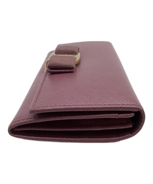 Salvatore Ferragamo（サルヴァトーレ フェラガモ）Salvatore Ferragamo (サルヴァトーレ フェラガモ) 長財布 バイオレットの古着・服飾アイテム