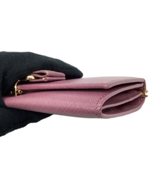 Salvatore Ferragamo（サルヴァトーレ フェラガモ）Salvatore Ferragamo (サルヴァトーレ フェラガモ) 長財布 バイオレットの古着・服飾アイテム