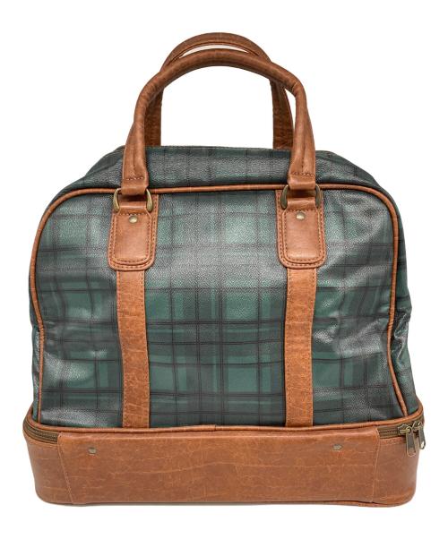 kasco（キャスコ）kasco (キャスコ) ボストンバッグ ブラウン×グリーン 未使用品の古着・服飾アイテム