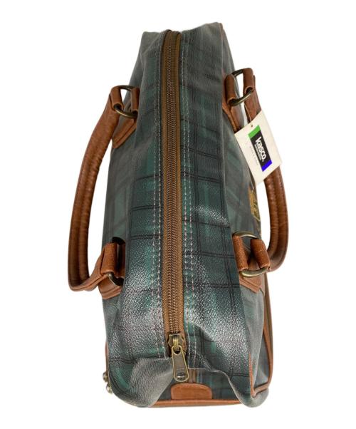 kasco（キャスコ）kasco (キャスコ) ボストンバッグ ブラウン×グリーン 未使用品の古着・服飾アイテム