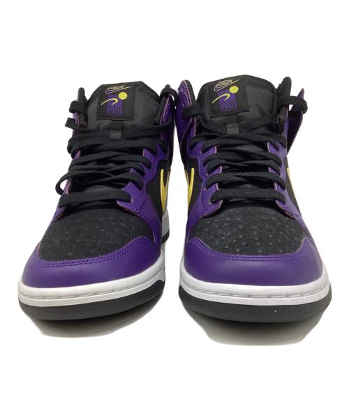 NIKE（ナイキ）NIKE (ナイキ) ハイカットスニーカー パープル×ブラック サイズ:28の古着・服飾アイテム