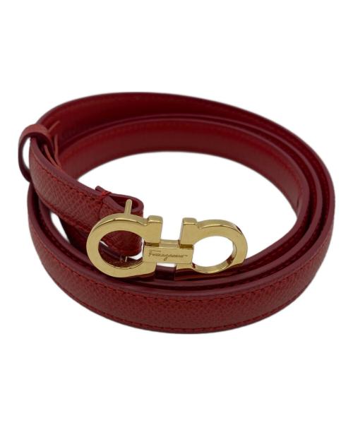 Salvatore Ferragamo（サルヴァトーレ フェラガモ）Salvatore Ferragamo (サルヴァトーレ フェラガモ) ベルト レッドの古着・服飾アイテム