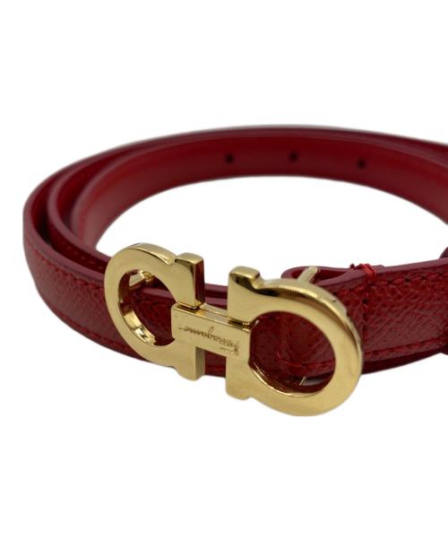 Salvatore Ferragamo（サルヴァトーレ フェラガモ）Salvatore Ferragamo (サルヴァトーレ フェラガモ) ベルト レッドの古着・服飾アイテム
