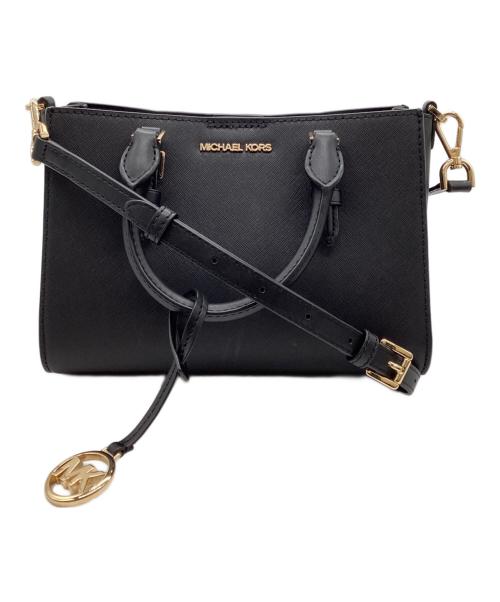 MICHAEL KORS（マイケル・コース）MICHAEL KORS (マイケルコース) ハンドバッグ ブラックの古着・服飾アイテム