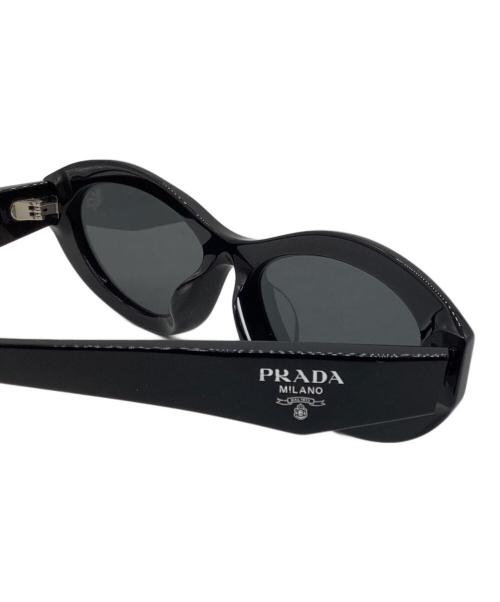 PRADA（プラダ）PRADA (プラダ) キャットアイサングラス ブラックの古着・服飾アイテム