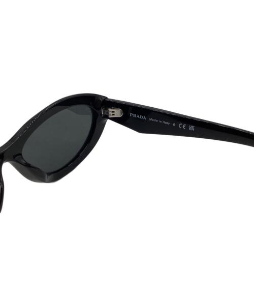 PRADA（プラダ）PRADA (プラダ) キャットアイサングラス ブラックの古着・服飾アイテム
