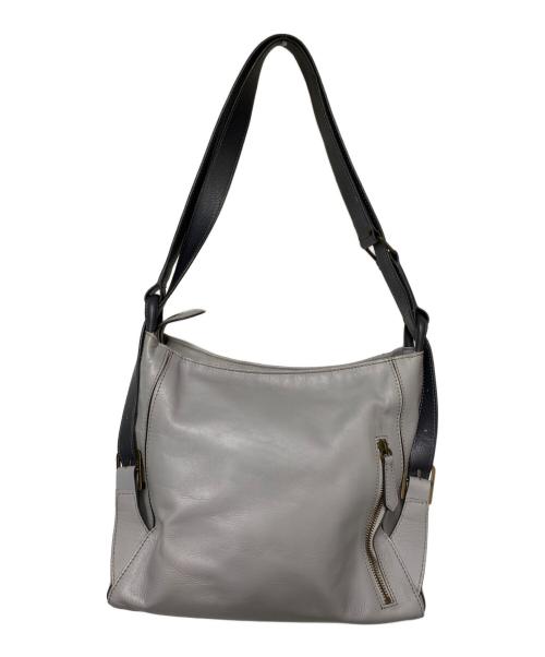 MOTHERHOUSE（マザーハウス）MOTHERHOUSE (マザーハウス) MOTHERHOUSE　ショルダーバッグ グレーの古着・服飾アイテム