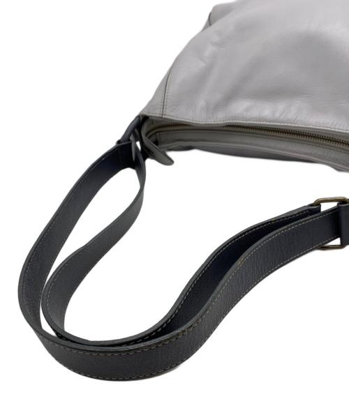 MOTHERHOUSE（マザーハウス）MOTHERHOUSE (マザーハウス) MOTHERHOUSE　ショルダーバッグ グレーの古着・服飾アイテム