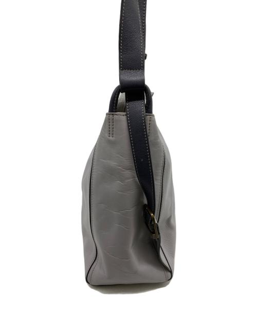 MOTHERHOUSE（マザーハウス）MOTHERHOUSE (マザーハウス) MOTHERHOUSE　ショルダーバッグ グレーの古着・服飾アイテム