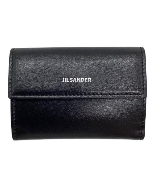 JIL SANDER（ジルサンダー）JIL SANDER (ジルサンダー) JIRSANDER　3つ折り財布 ブラックの古着・服飾アイテム
