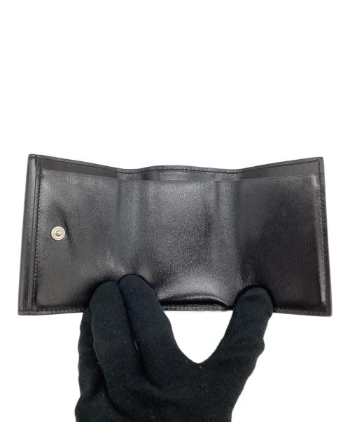 JIL SANDER（ジルサンダー）JIL SANDER (ジルサンダー) JIRSANDER　3つ折り財布 ブラックの古着・服飾アイテム