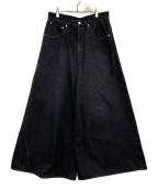 SHINYA KOZUKAシンヤコズカ）の古着「デニムパンツ」｜ブラック