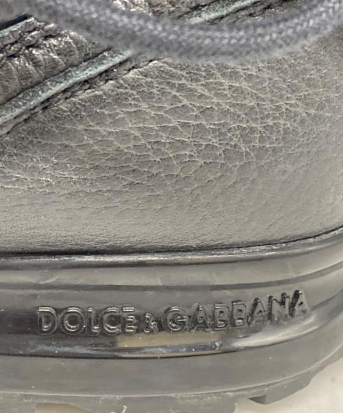 DOLCE & GABBANA（ドルチェ＆ガッバーナ）DOLCE & GABBANA (ドルチェ＆ガッバーナ) ロングブーツ ブラック サイズ:24.5の古着・服飾アイテム