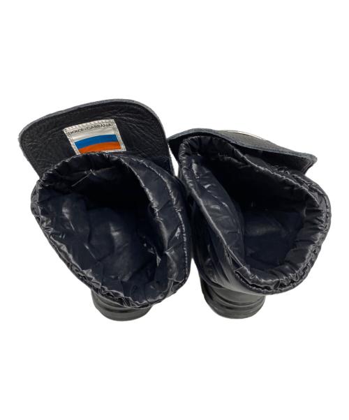 DOLCE & GABBANA（ドルチェ＆ガッバーナ）DOLCE & GABBANA (ドルチェ＆ガッバーナ) ロングブーツ ブラック サイズ:24.5の古着・服飾アイテム