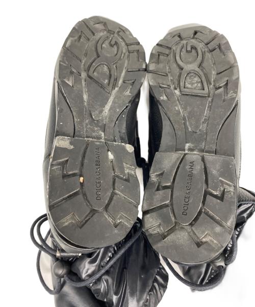 DOLCE & GABBANA（ドルチェ＆ガッバーナ）DOLCE & GABBANA (ドルチェ＆ガッバーナ) ロングブーツ ブラック サイズ:24.5の古着・服飾アイテム