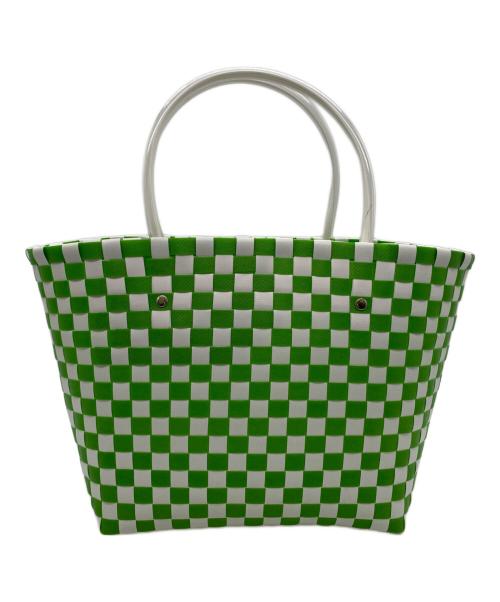 MARNI（マルニ）MARNI (マルニ) MARNI（マルニ）トートバッグ グリーン×ホワイトの古着・服飾アイテム
