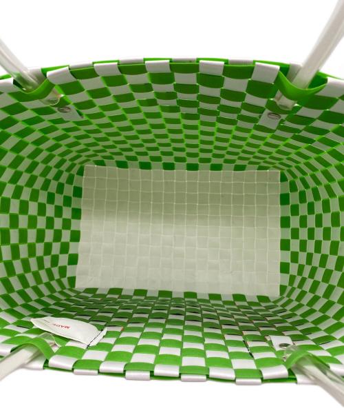 MARNI（マルニ）MARNI (マルニ) MARNI（マルニ）トートバッグ グリーン×ホワイトの古着・服飾アイテム