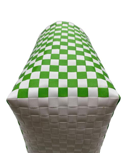 MARNI（マルニ）MARNI (マルニ) MARNI（マルニ）トートバッグ グリーン×ホワイトの古着・服飾アイテム