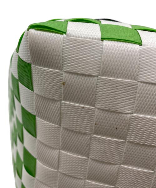 MARNI（マルニ）MARNI (マルニ) MARNI（マルニ）トートバッグ グリーン×ホワイトの古着・服飾アイテム