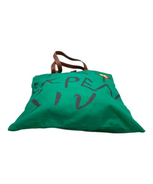 Vivienne Westwood（ヴィヴィアンウエストウッド）Vivienne Westwood (ヴィヴィアンウエストウッド) トートバッグ グリーンの古着・服飾アイテム