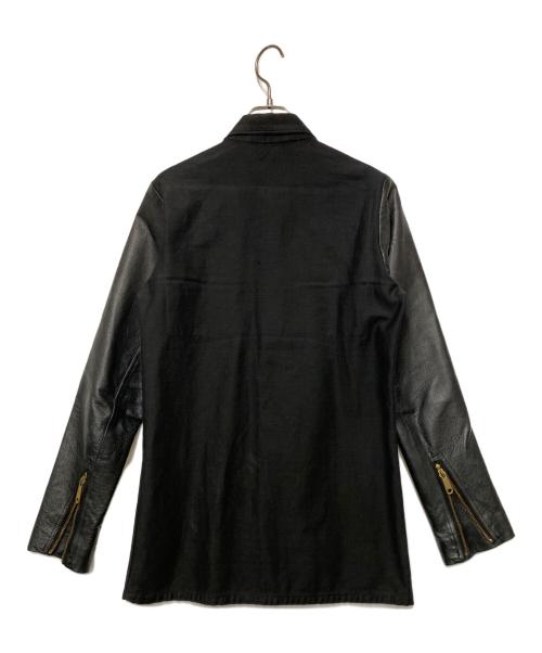 その他ブランド（ソノタブランド）その他ブランド (ソノタブランド) レザードッキングジャケット ブラック サイズ:１の古着・服飾アイテム