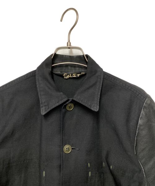 その他ブランド（ソノタブランド）その他ブランド (ソノタブランド) レザードッキングジャケット ブラック サイズ:１の古着・服飾アイテム