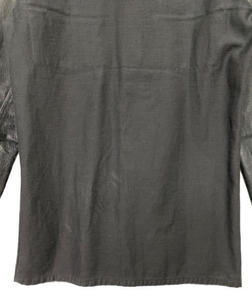 その他ブランド（ソノタブランド）その他ブランド (ソノタブランド) レザードッキングジャケット ブラック サイズ:１の古着・服飾アイテム