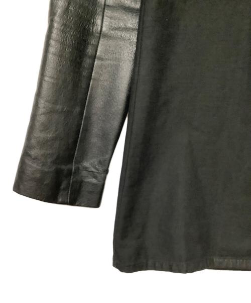 その他ブランド（ソノタブランド）その他ブランド (ソノタブランド) レザードッキングジャケット ブラック サイズ:１の古着・服飾アイテム