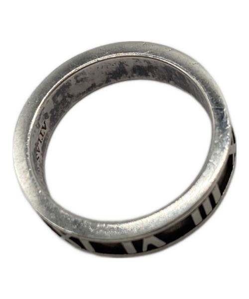 TIFFANY & Co.（ティファニー）Tiffany & Co. (ティファニー) アトラスリング ブラック×シルバー サイズ:6号の古着・服飾アイテム