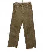CarHarttカーハート）の古着「ペイントデニムパンツ」｜ベージュ